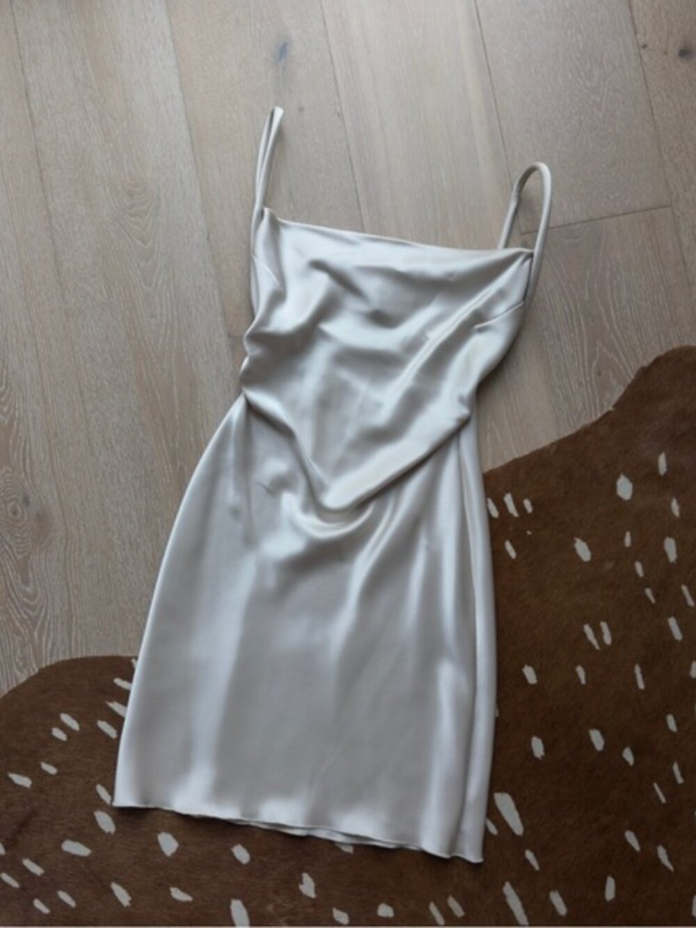 Nanushka Cream Slip Dress